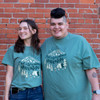 Eat Chocolate Outside Tee on models - lifestyle image