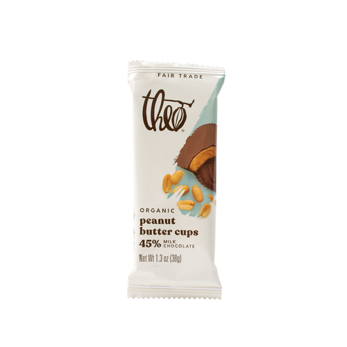 Theo Organic and Fair Trade Milk Chocolate Peanut Butter Cups